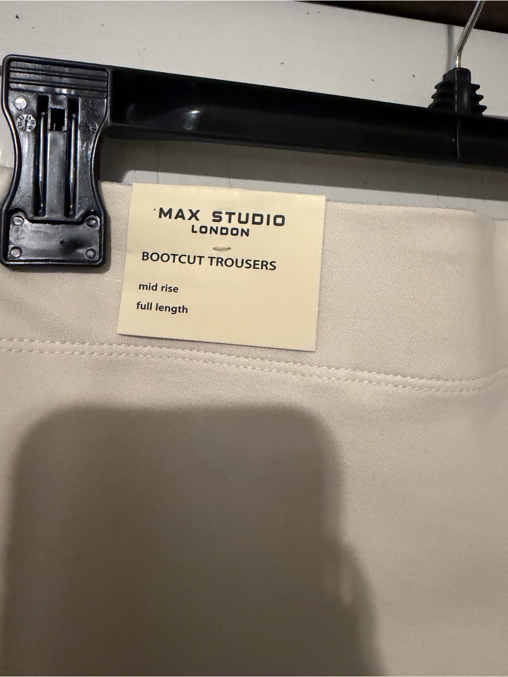 Max Studio Cream Two-Piece Tailored Blazer and Trousers - Picture 10 of 10